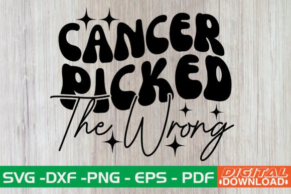 Cancer Picked the Wrong Retro SVG Review