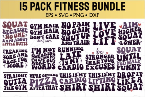 Fitness Retro SVG Bundle Review