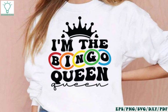 I m the Bingo Queen Retro SVG Review