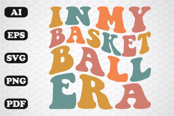 In My Basketball Era Retro SVG