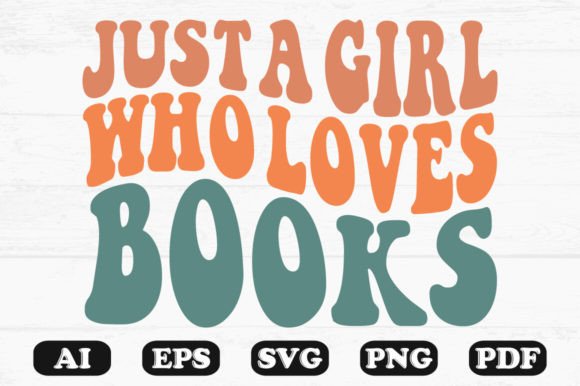 Just a Girl Who Loves Books Retro SVG Review