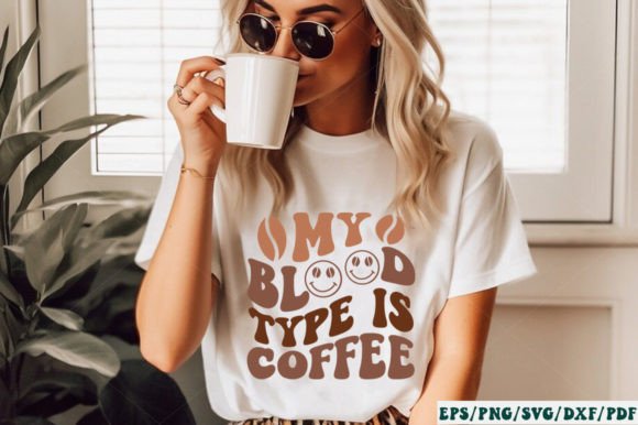My Blood Type is Coffee Retro SVG Review