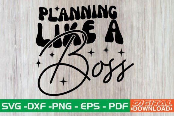 Planning Like a Boss Retro SVG Review