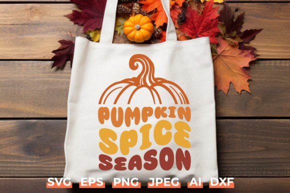 Pumpkin Spice Season Fall Retro SVG Review