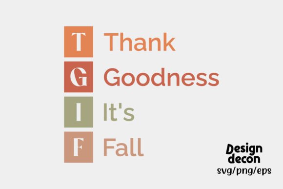 TGIF Thank Goodness It s Fall Retro Svg Review