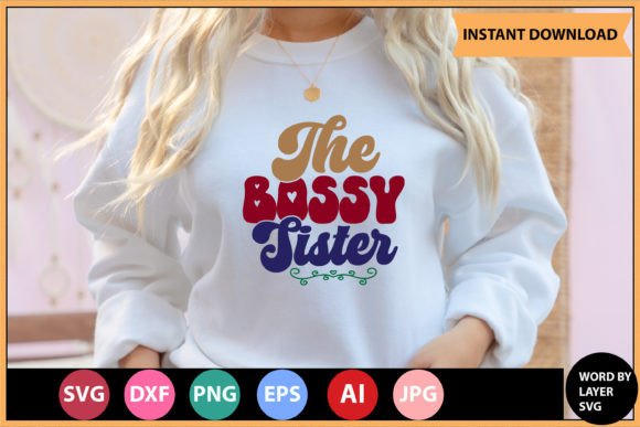 The BOSSY SISTER RETRO SVG DESIGN Review